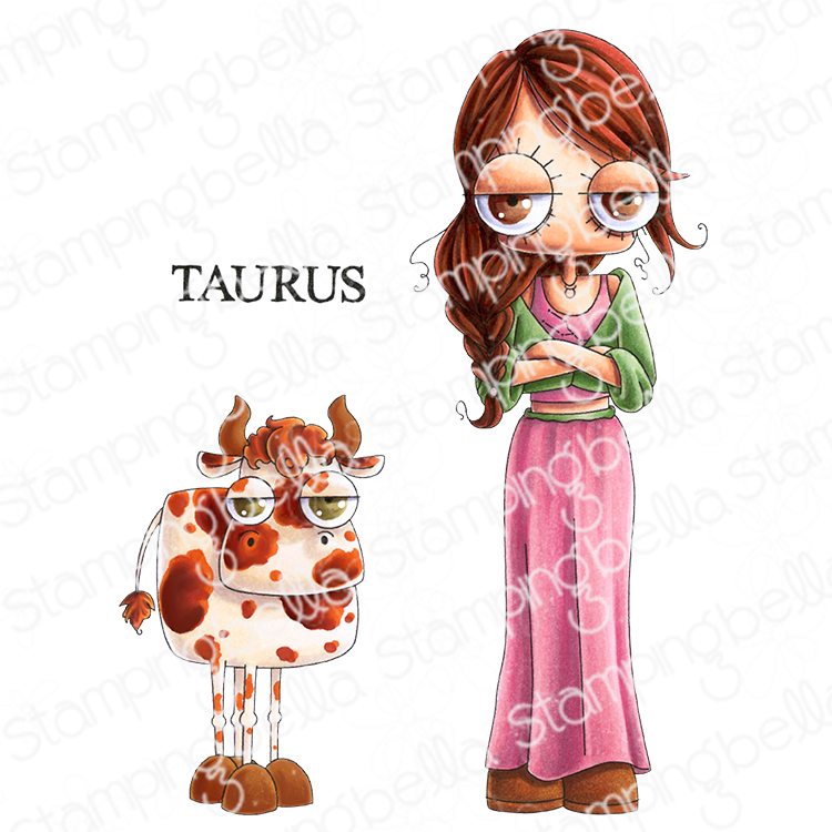 **NEW* - Stamping Bella - Oddball Zodiac Taurus (Includes 3 Stamps)