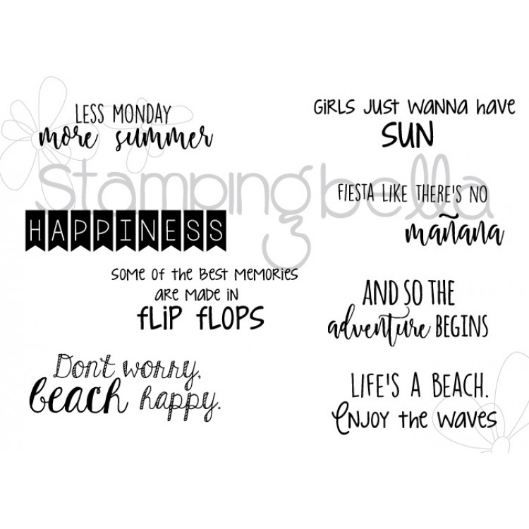 Stamping Bella - Summer sentiment set