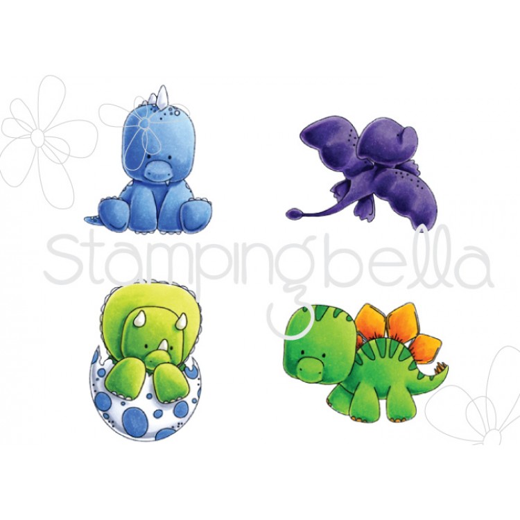 Stamping Bella - Set of dinosaurs