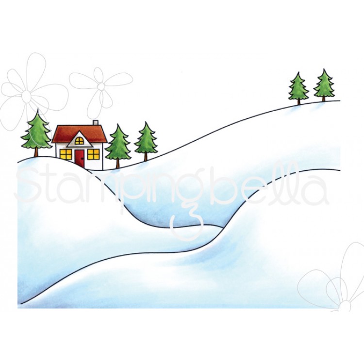 Stamping Bella - WINTER BACKDROP