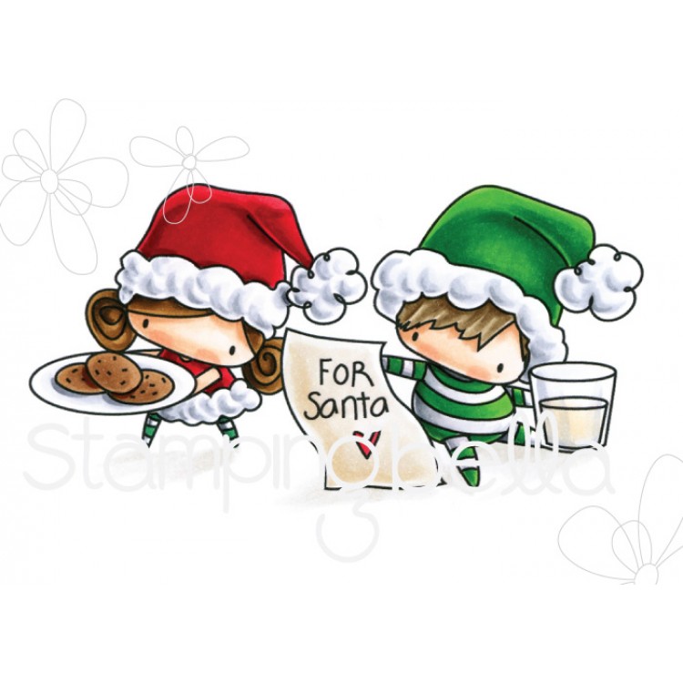 Stamping Bella - The littles CHRISTMAS COLLECTION: WAITING FOR SANTA
