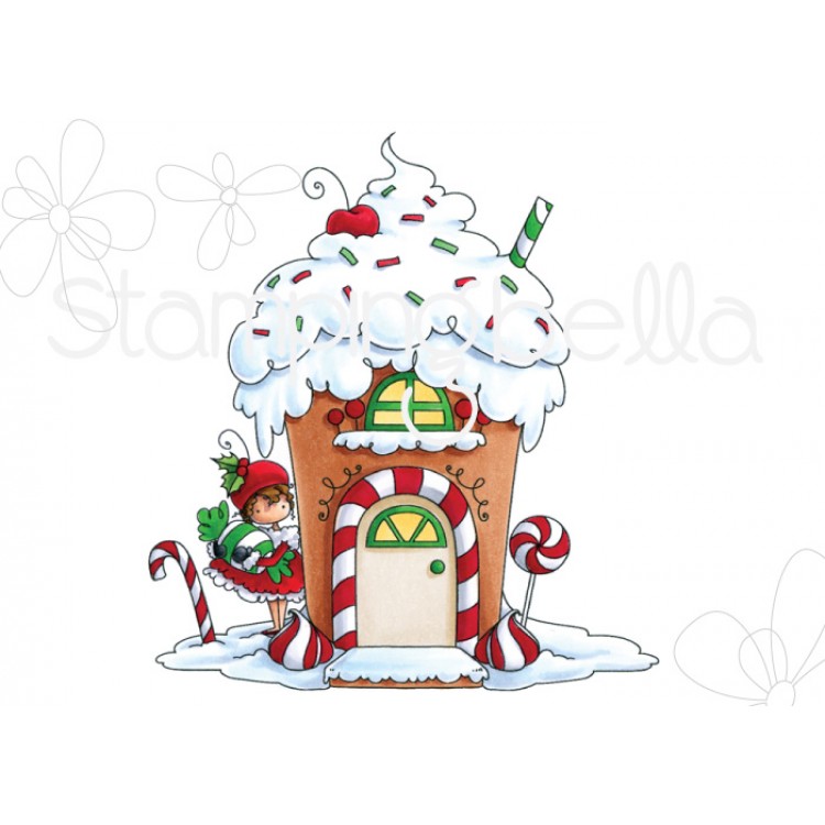Stamping Bella - TEENY TINY TOWNIE GINGERBREAD HOUSE