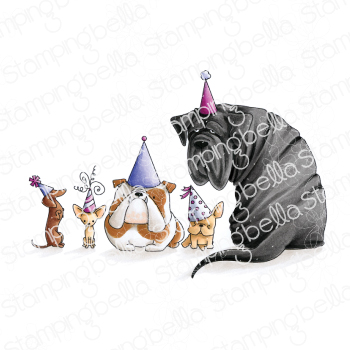 Stamping Bella - party dogs