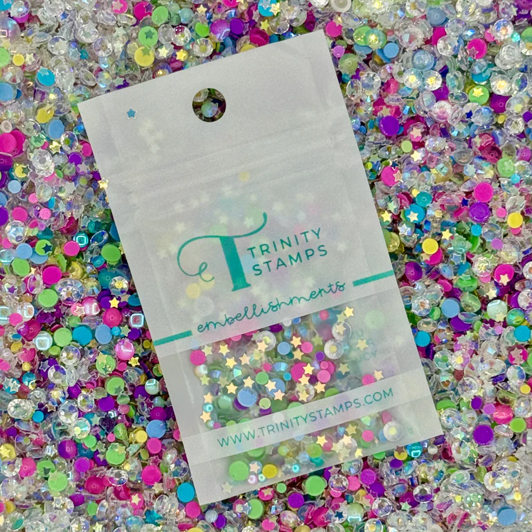 *NEW* - Trinity Stamps - Multicolor Meteorite Embelllishment Mix