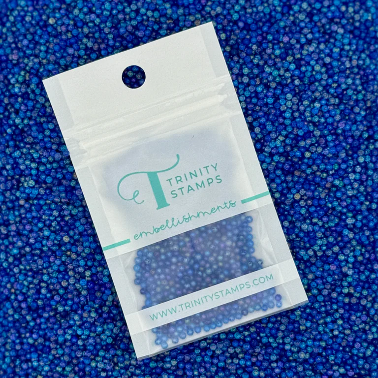 *NEW* - Trinity Stamps - Cobalt Shaker Pop (Iridescent) Embellishment Mix