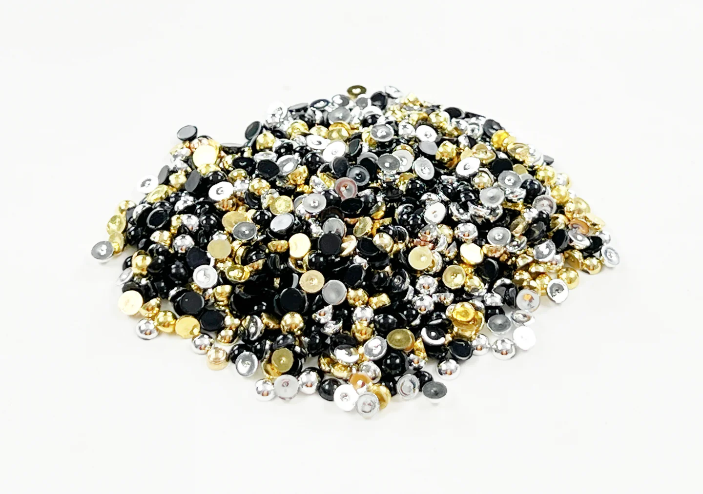 Gina K Designs - Black Gold and Silver - Embellishment- MINI Pearl Mix