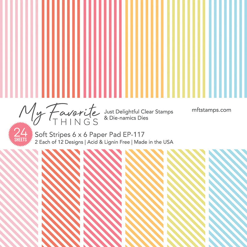 My Favorite Things - Soft Stripes Paper Pad
