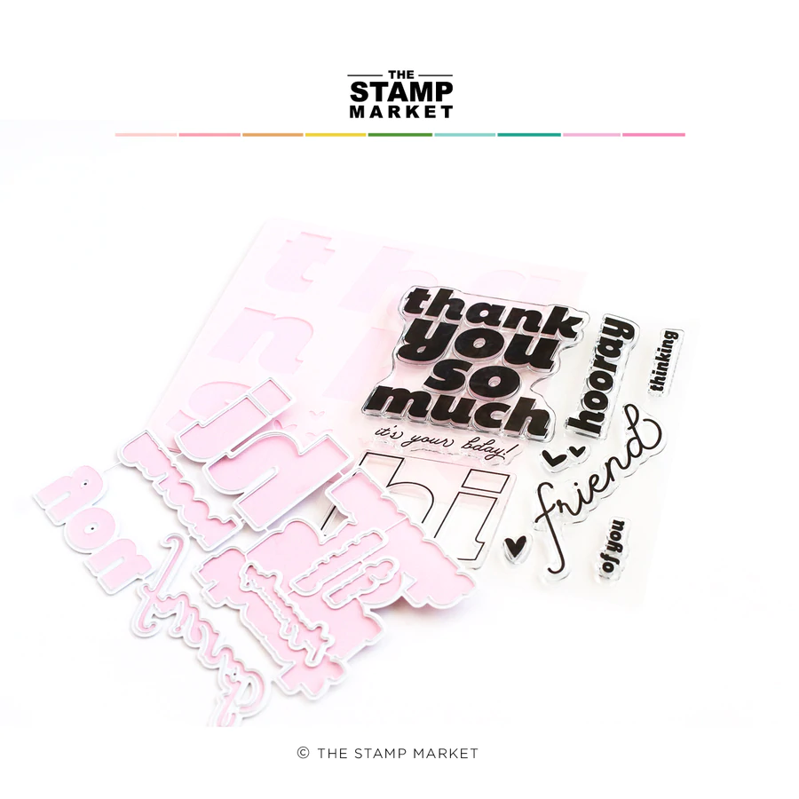 The Stamp Market - Friendly Hello Stamp