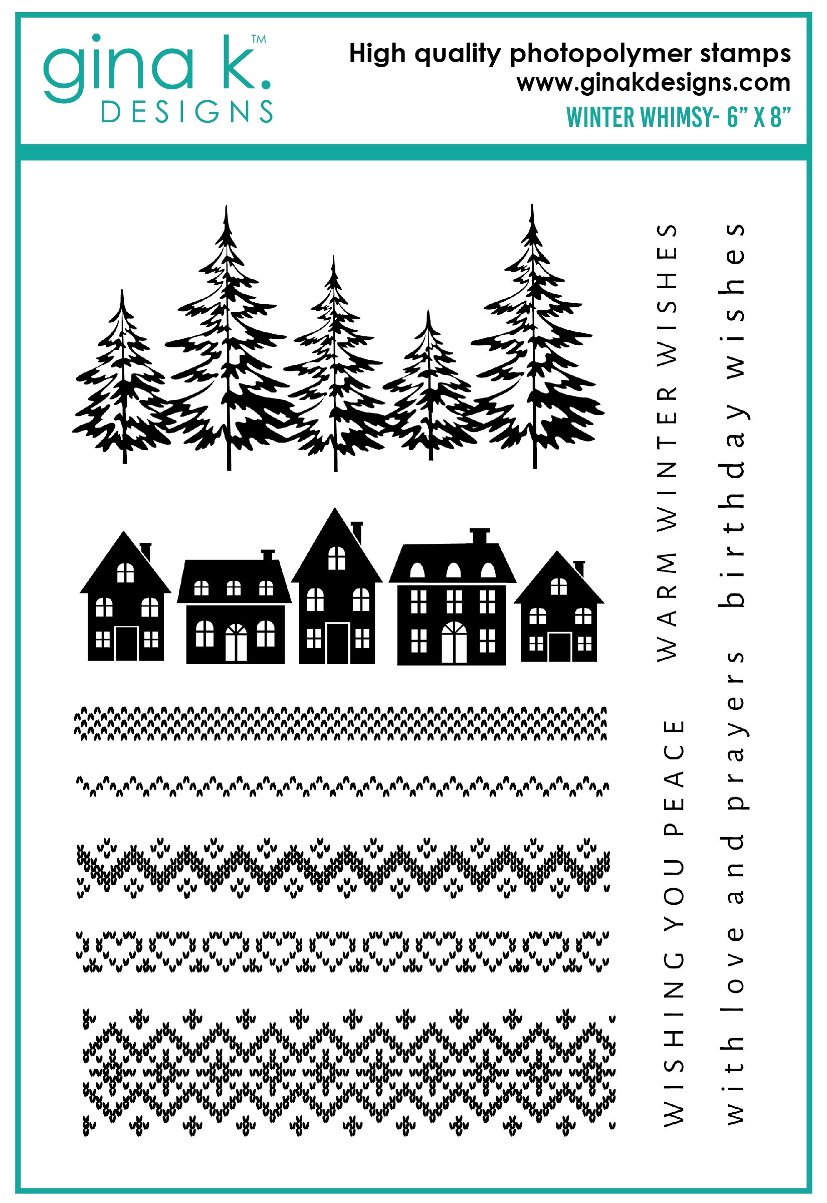 Gina K Designs - Winter Whimsy - STAMPS
