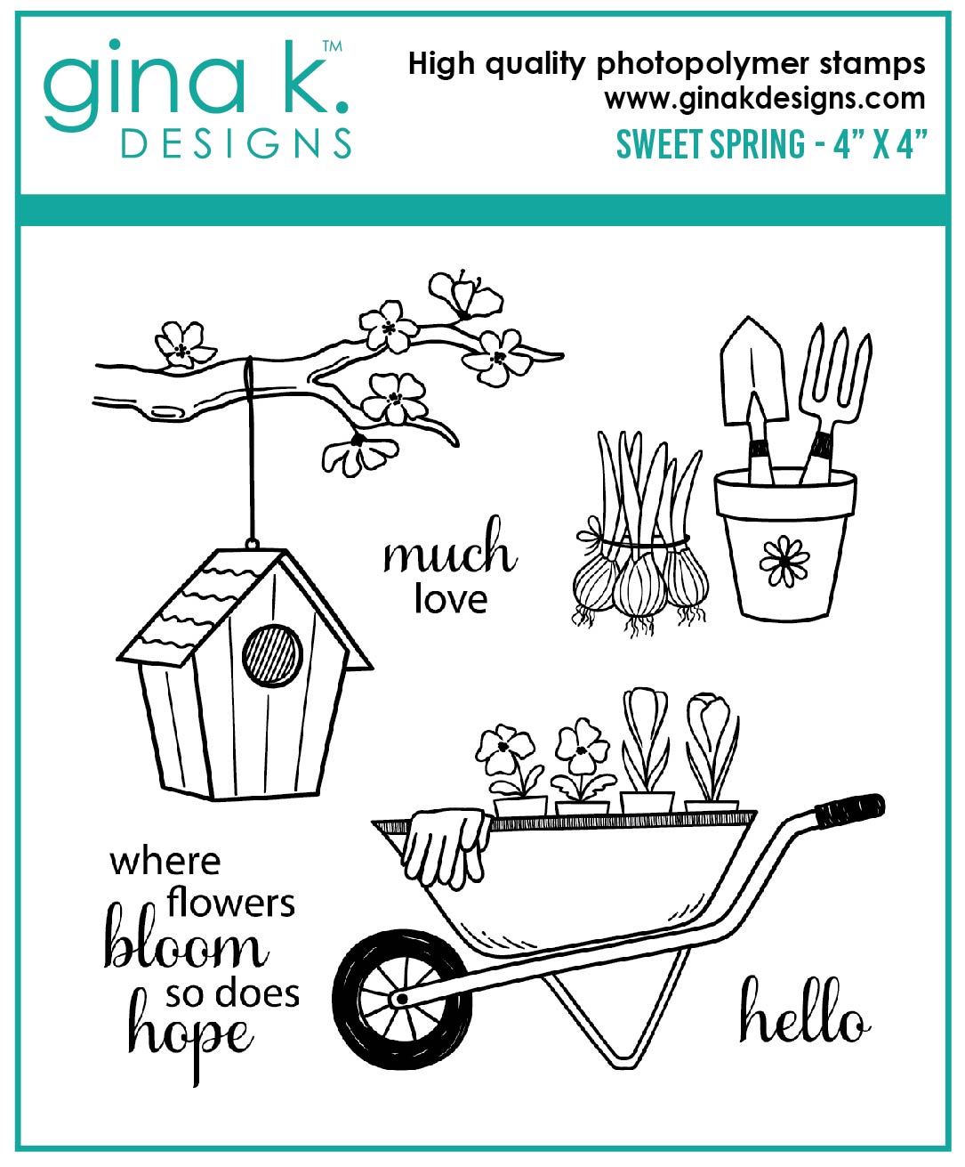 Gina K Designs - Sweet Spring - STAMPS