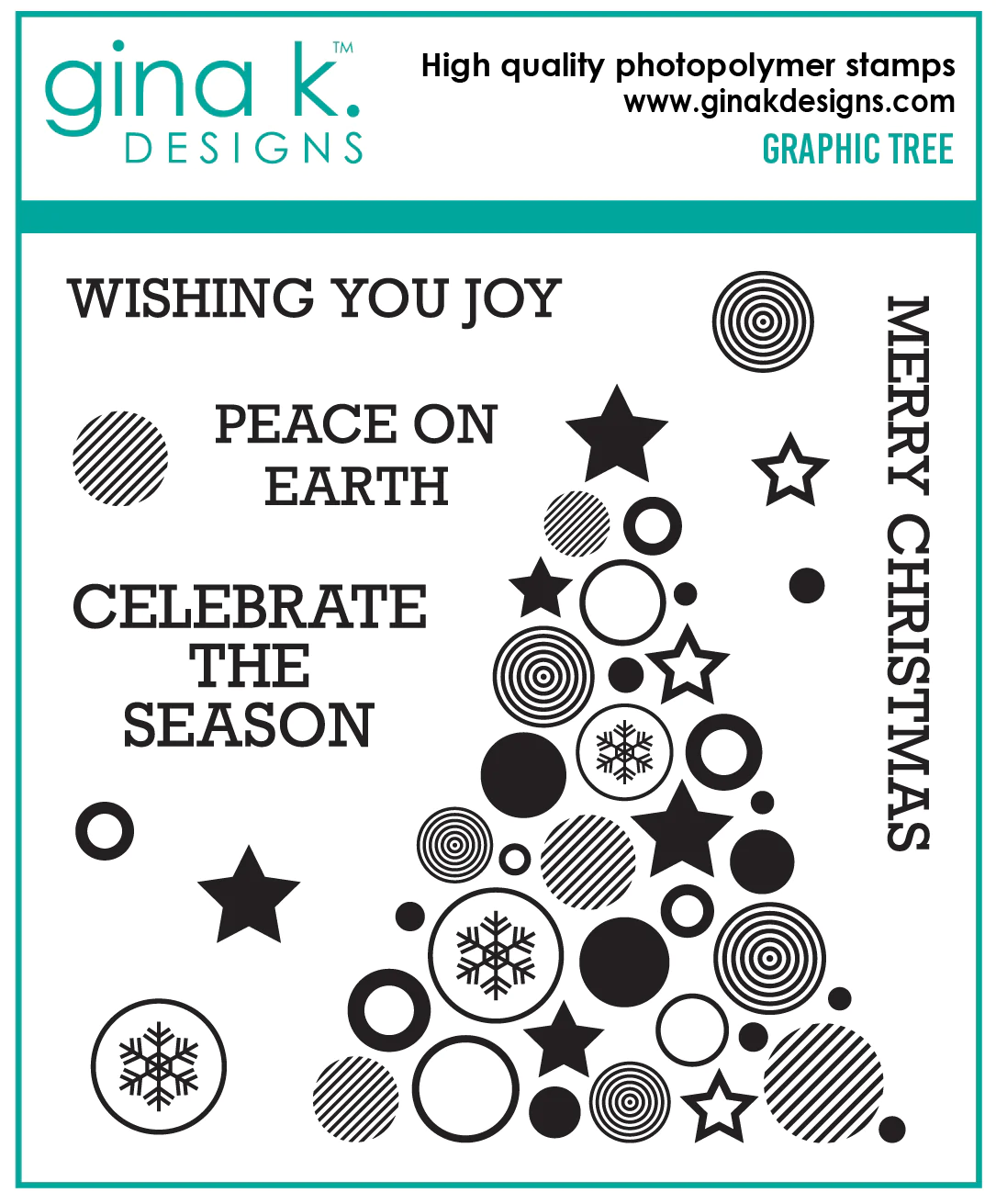 Gina K Designs - Graphic Tree - STAMPS