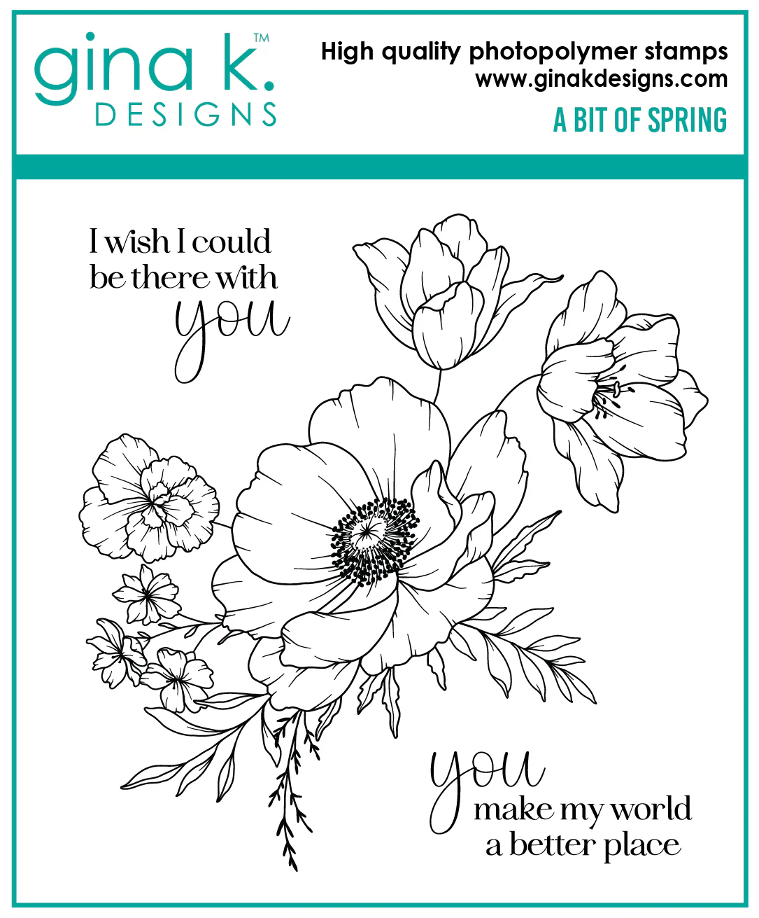 Gina K Designs - A Bit of Spring - STAMPS