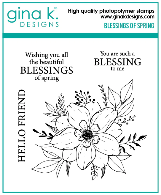 **NEW* - Gina K Designs - Blessings of Spring - STAMPS
