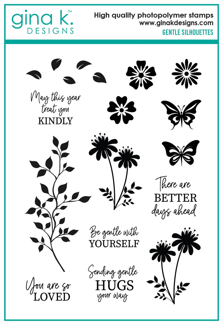 Gina K Designs - Gentle Silhouettes - STAMPS