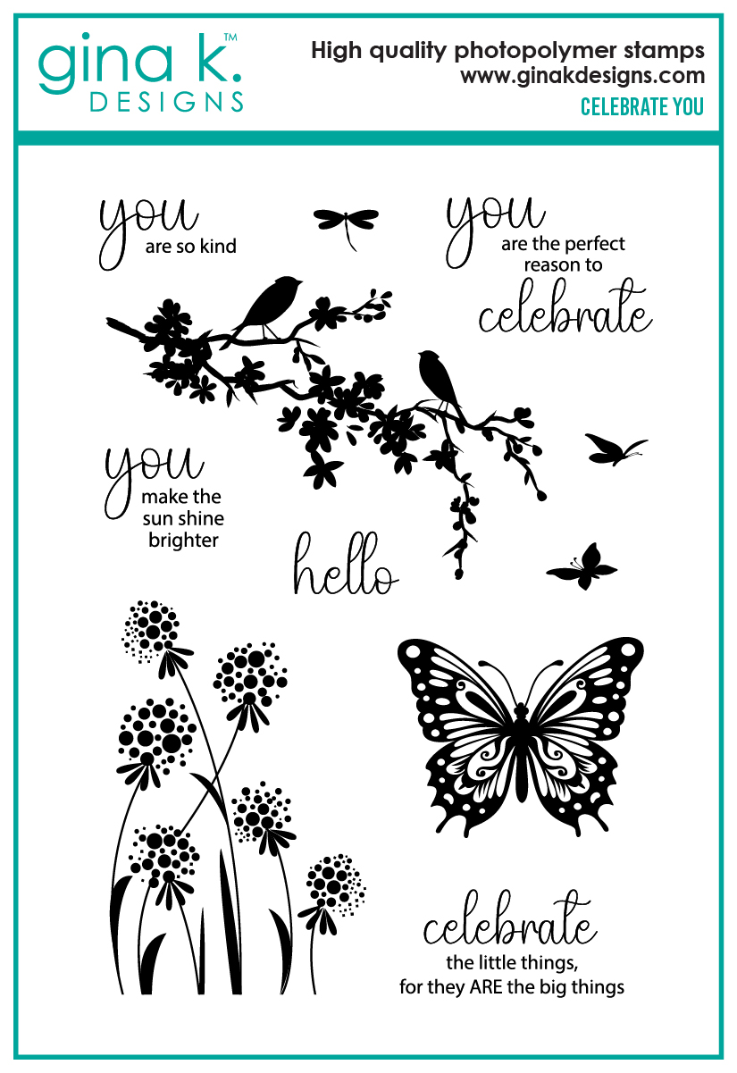 Gina K Designs - Celebrate You - STAMPS