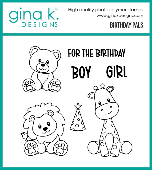 Gina K Designs - Birthday Pals - STAMPS