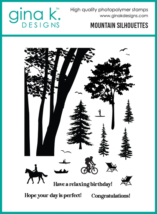 *NEW* - Gina K Designs - Mountain Silhouettes - STAMPS