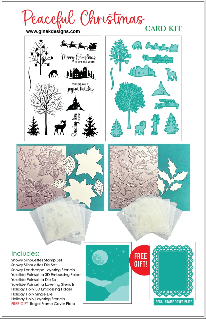 ***NEW* - Gina K Designs - Peaceful Christmas - KIT
