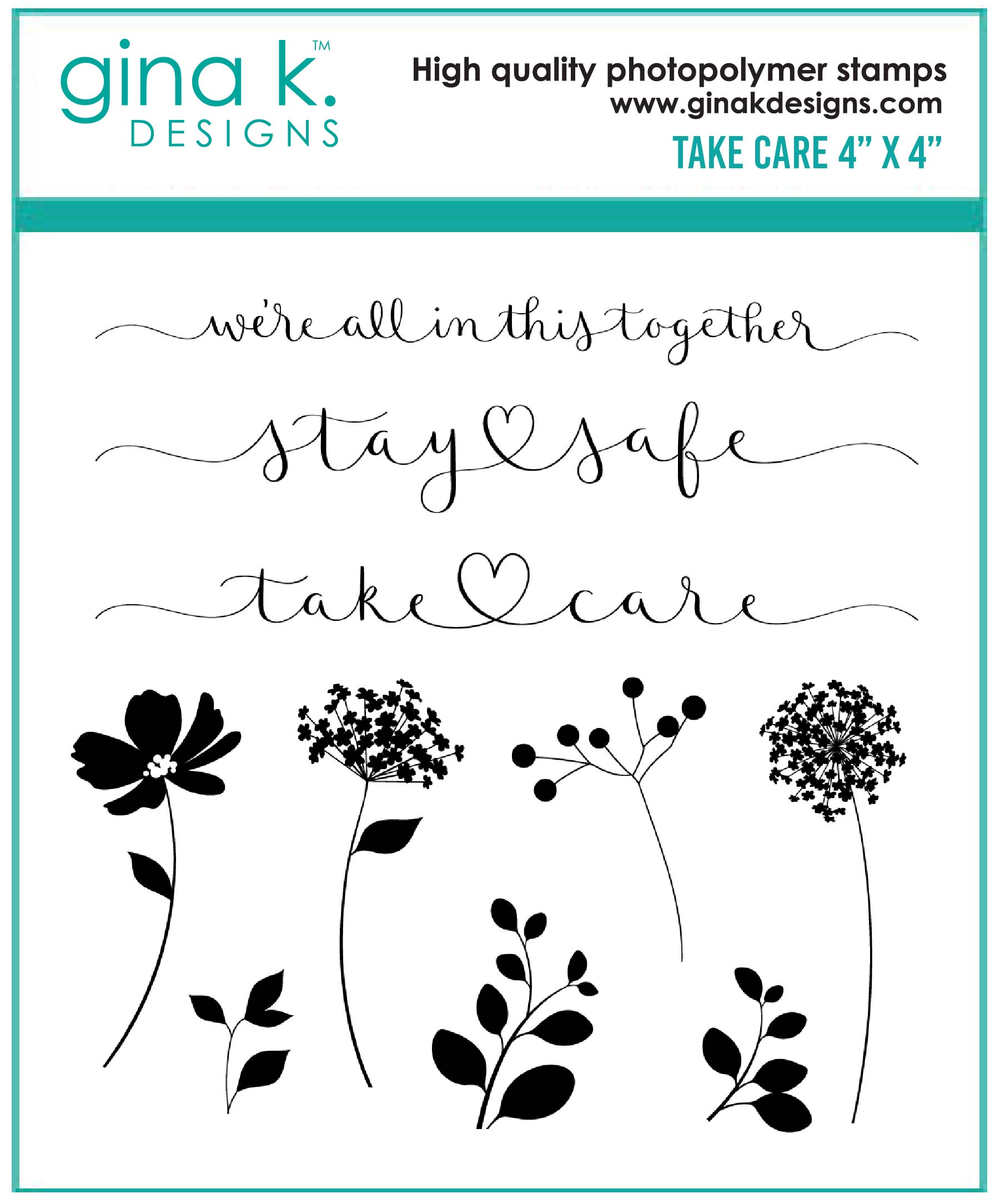 Gina K Designs - Take Care MINI - STAMPS