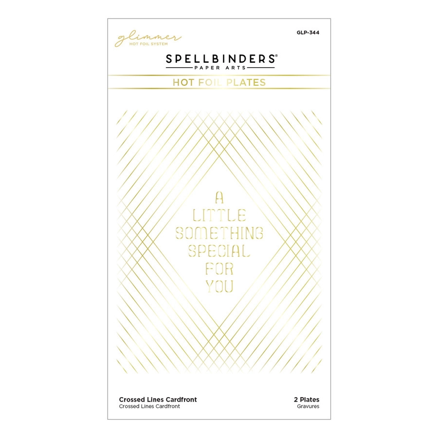 Spellbinders - Glimmer Lines Cardfront Glimmer Plate from Glimmer Greetings Collection