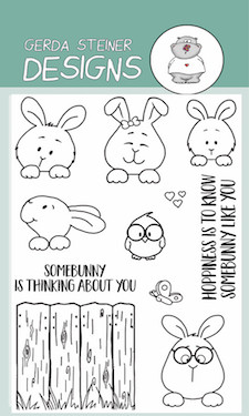 Gerda Steiner - Hoppiness 4x6 Clear Stamp Set