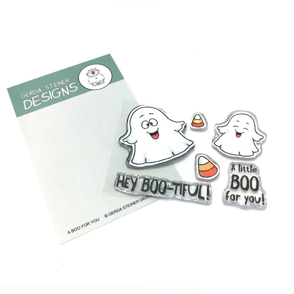 Gerda Steiner - A Little Boo For You 3x4 Clear Stamp Set