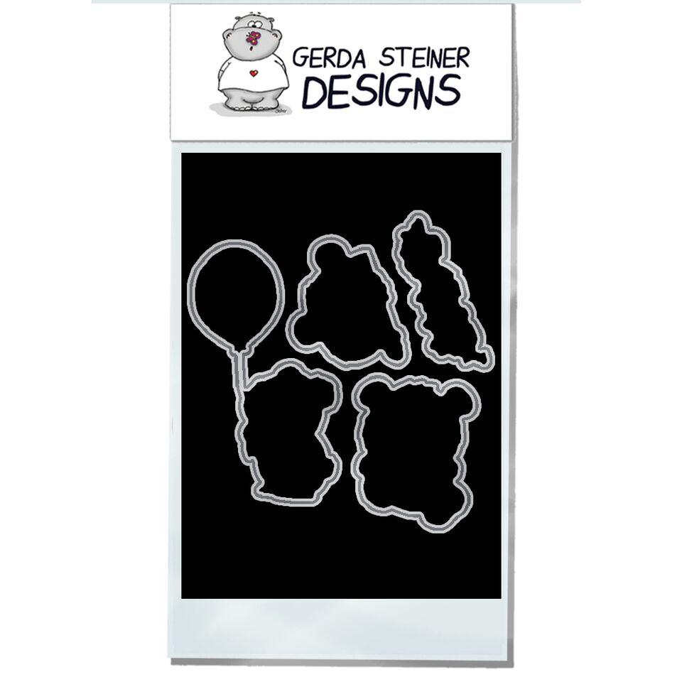 Gerda Steiner - Lovely Pandas 4x6 Die Set