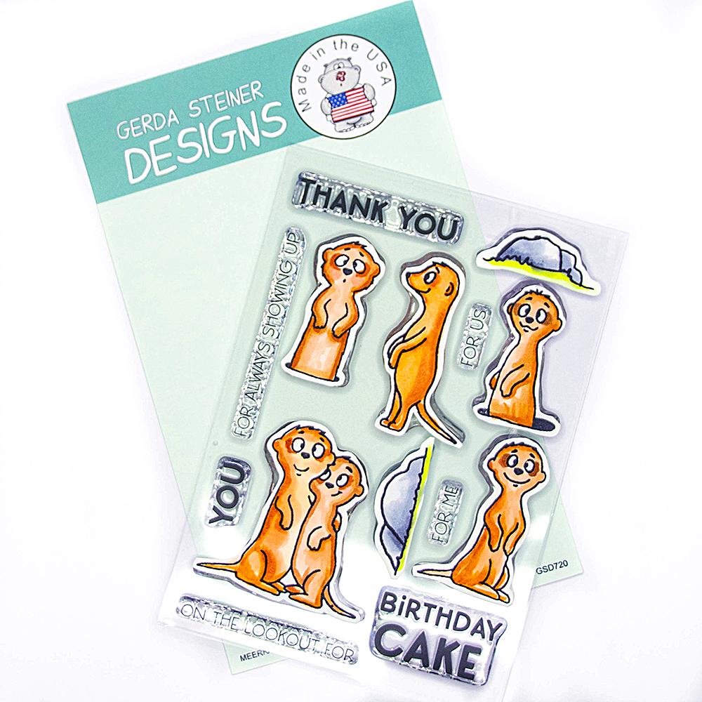 Gerda Steiner - Meerkats on the Lookout! 4x6 Clear Stamp Set