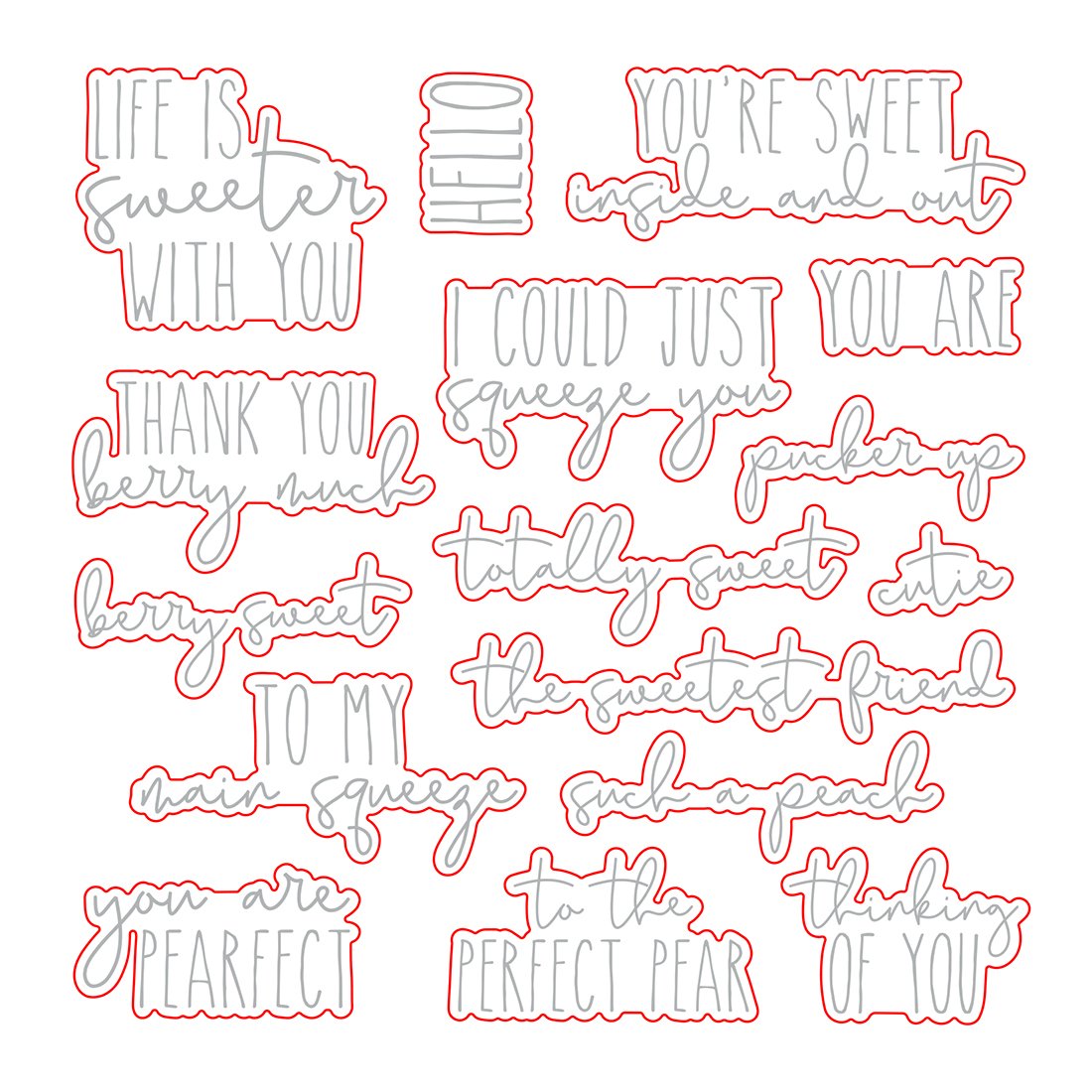 Honey Bee - Pearfect Sentiments | Honey Cuts