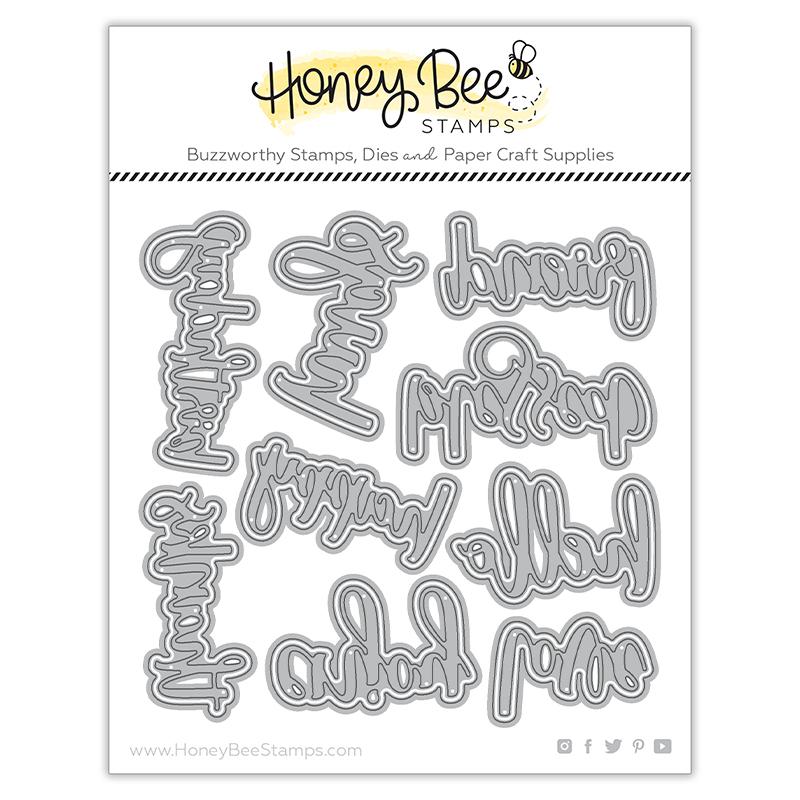 Honey Bee - Bitty Buzzwords | Honey Cuts