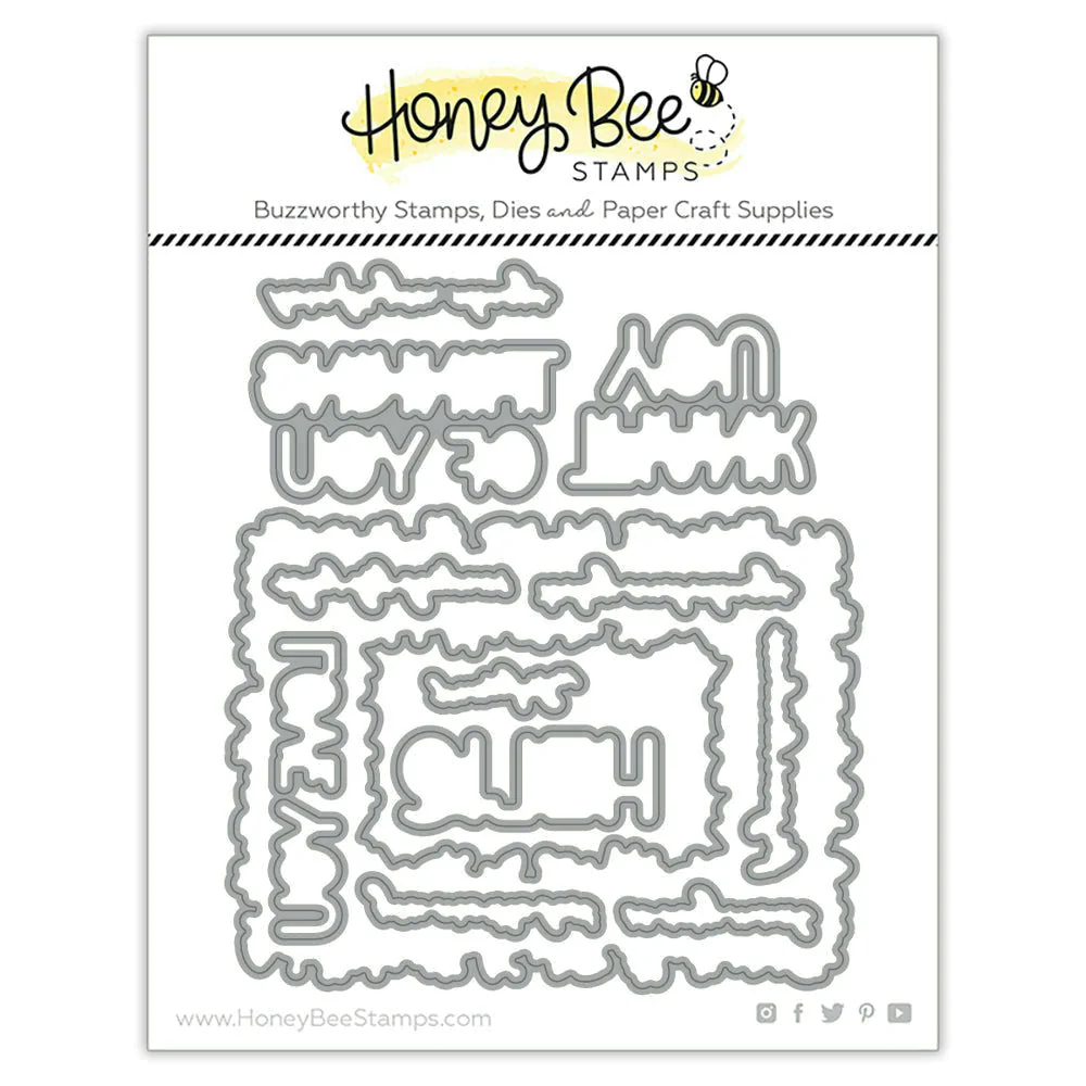 Honey Bee - Fall Foliage Frame - Honey Cuts