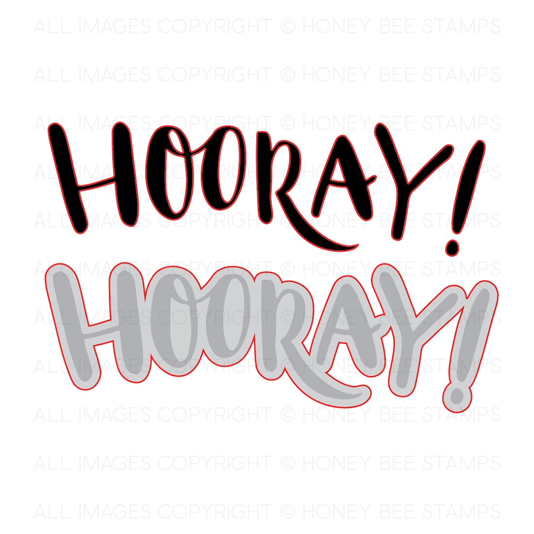 Honey Bee - Hooray | Honey Cuts | Steel Craft Dies