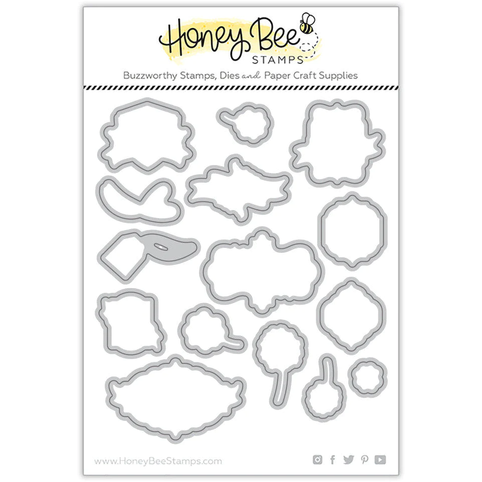 Honey Bee - Love & Luck Potion Labels - Honey Cuts