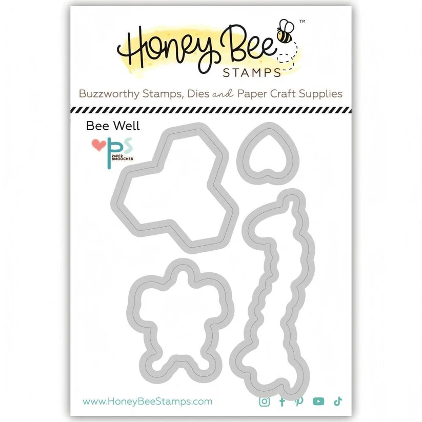 **NEW* - Honey Bee - Bee Well - Honey Cuts Coordinating Dies by Paper Smooches