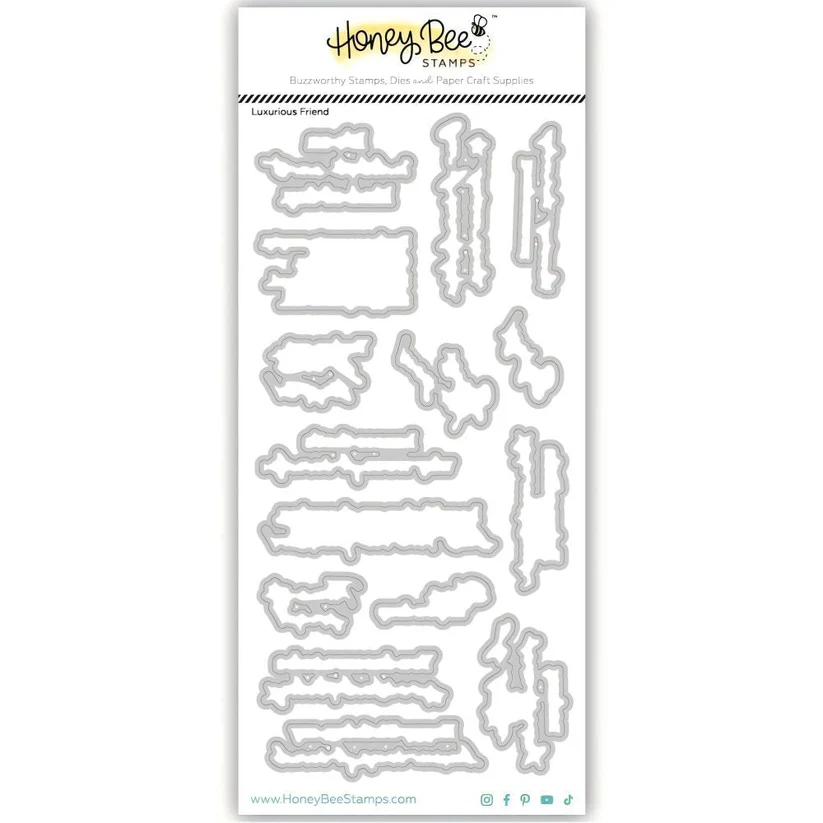 *NEW* - Honey Bee - Luxurious Friend - Honey Cuts Coordinating Dies