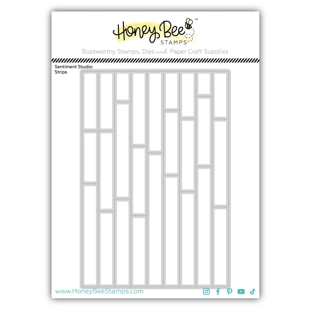 **NEW* - Honey Bee - Sentiment Studio: Strips - Honey Cuts Coordinating Dies