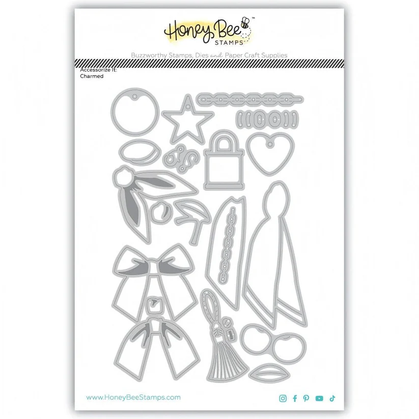 **NEW* - Honey Bee - Accessorize It: Charmed - Honey Cuts Stand-Alone Dies