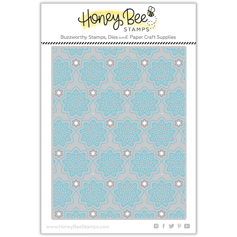 Honey Bee - Christmas Star A2 Cover Plate - Honey Cuts (B3)
