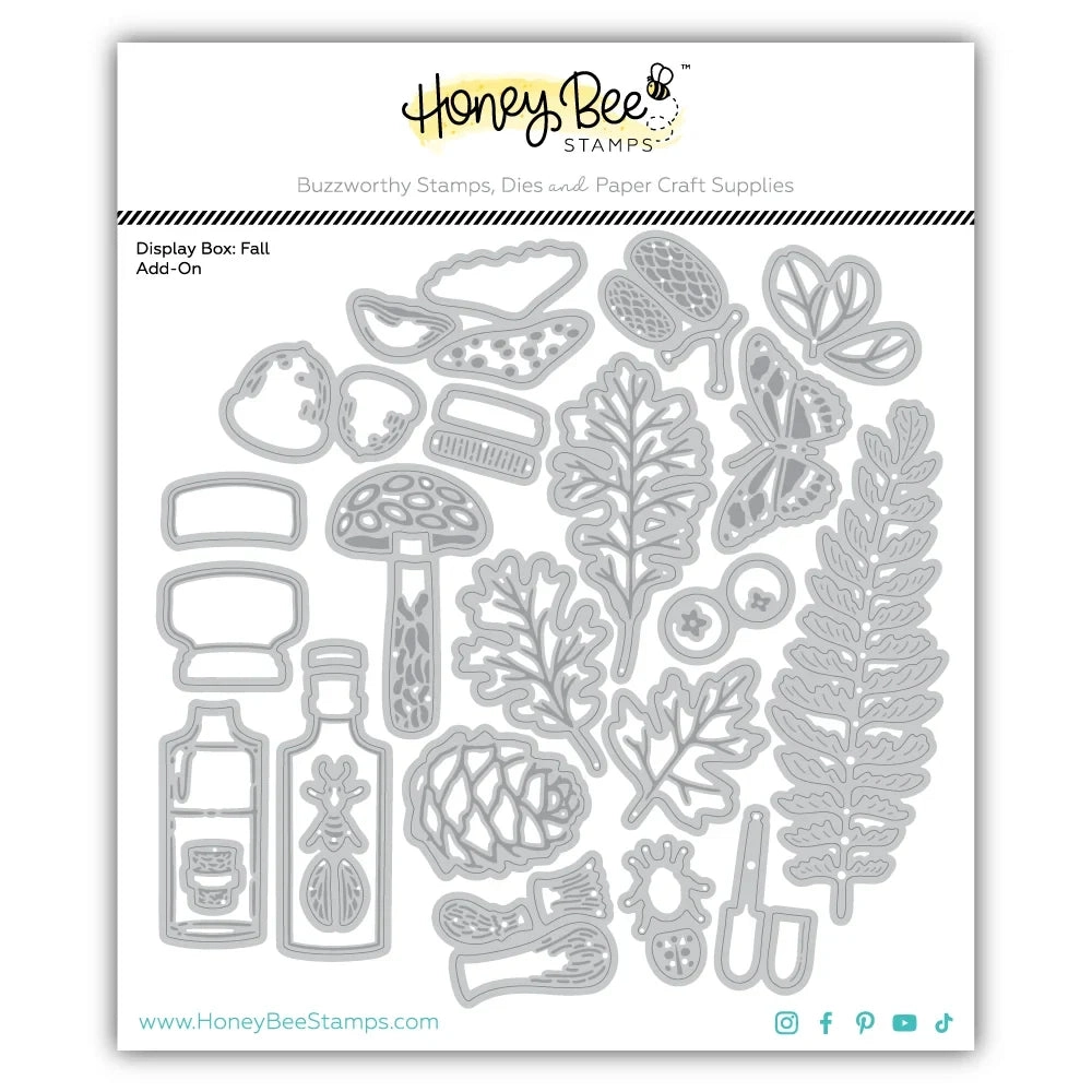 **NEW* - Honey Bee - Display Box: Fall Add-On - Honey Cuts Stand-Alone Dies