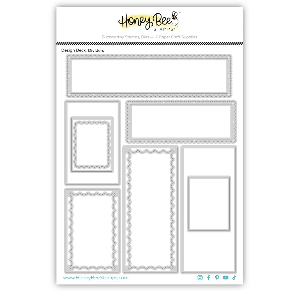**NEW* - Honey Bee - Design Deck: Dividers - Honey Cuts Stand-Alone Dies