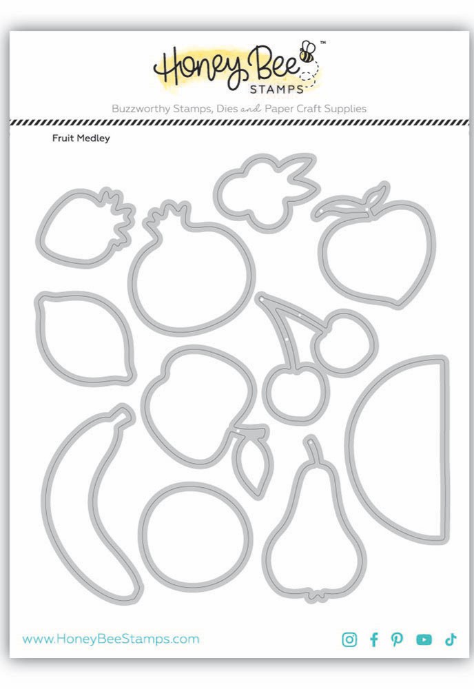 **NEW* - Honey Bee - Fruit Medley - Honey Cuts Coordinating Dies