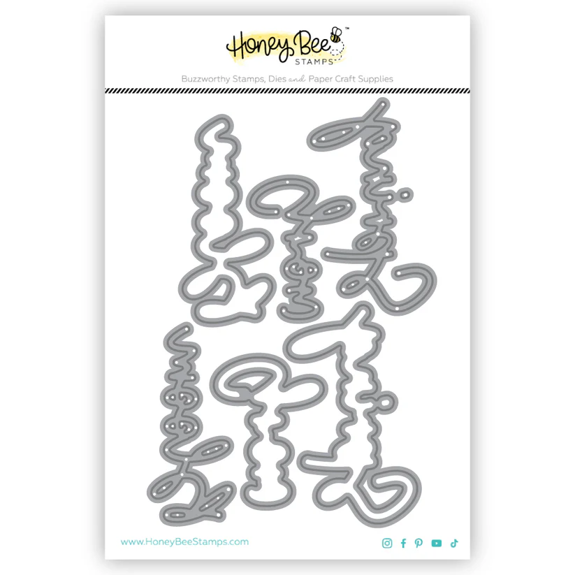 Honey Bee - Great Greetings: Spring - Stand Alone Honey Cuts