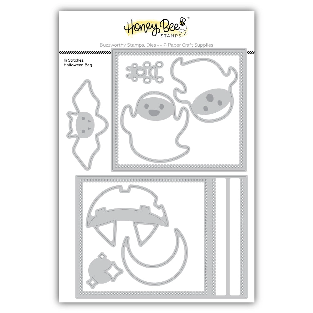 **NEW* - Honey Bee - In Stitches: Halloween Bag - Honey Cuts Stand-Alone Dies
