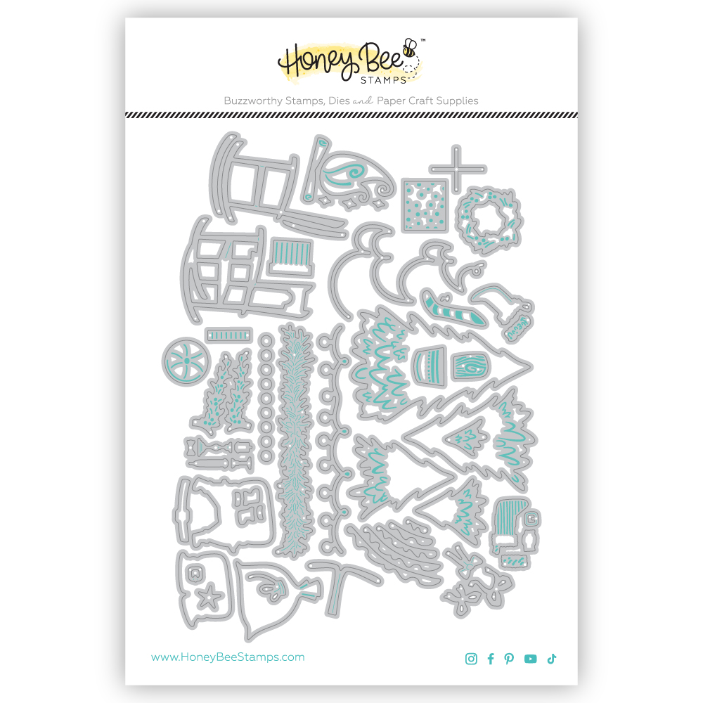 Honey Bee - Lovely Layers: Fireplace Holiday Add-On - Honey Cuts
