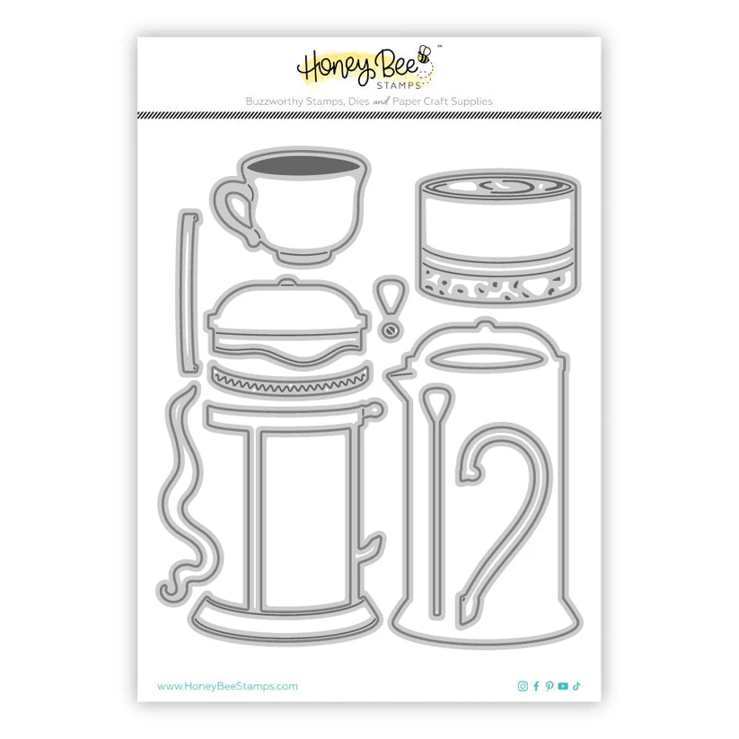 **NEW* - Honey Bee - Lovely Layers: French Press - Honey Cuts