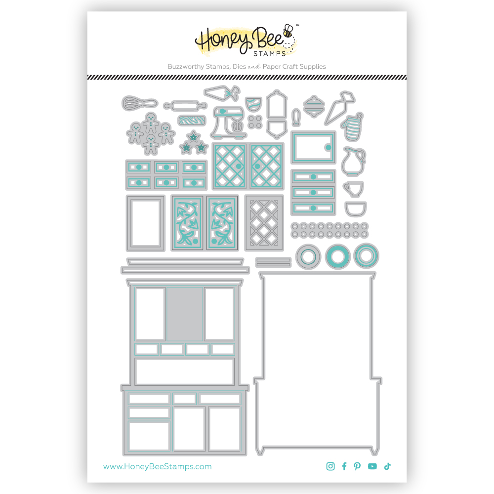 Honey Bee - Lovely Layers: Hoosier Cabinet - Honey Cuts