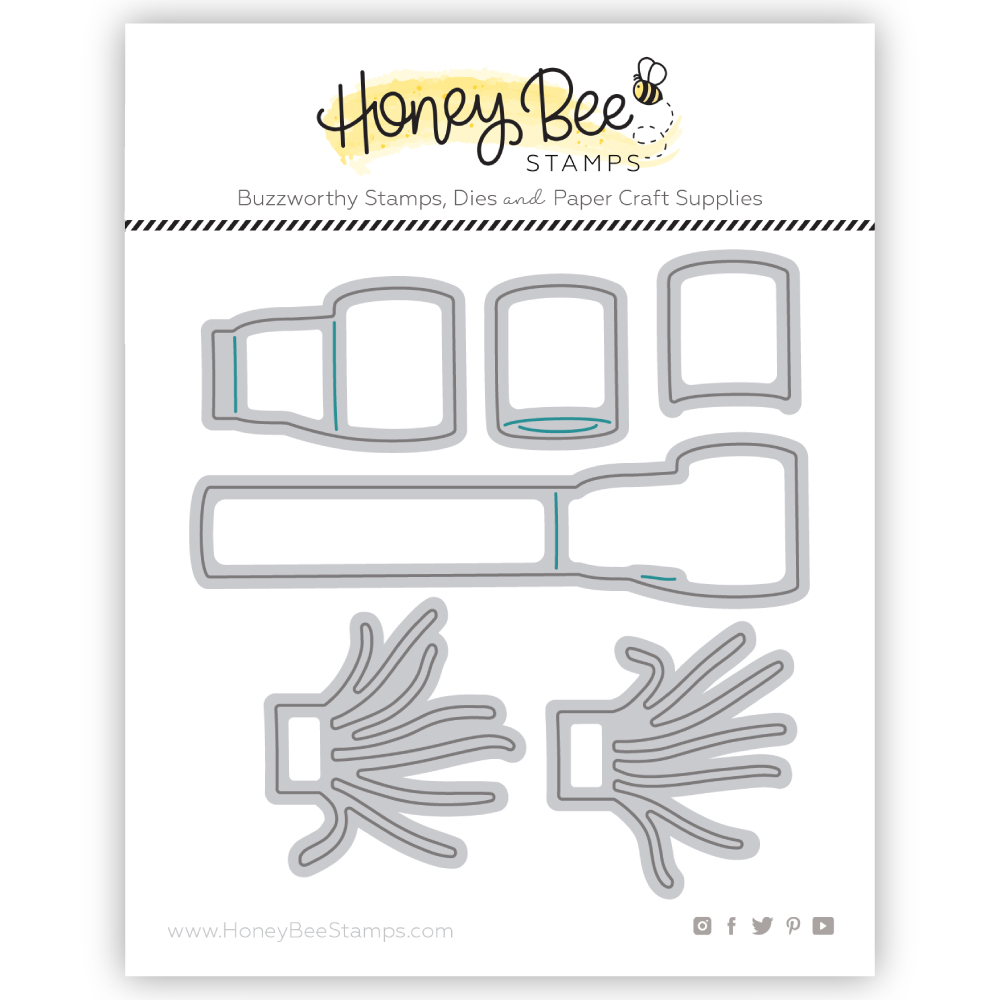Honey Bee - Lovely Layers: Party Blower - Honey Cuts