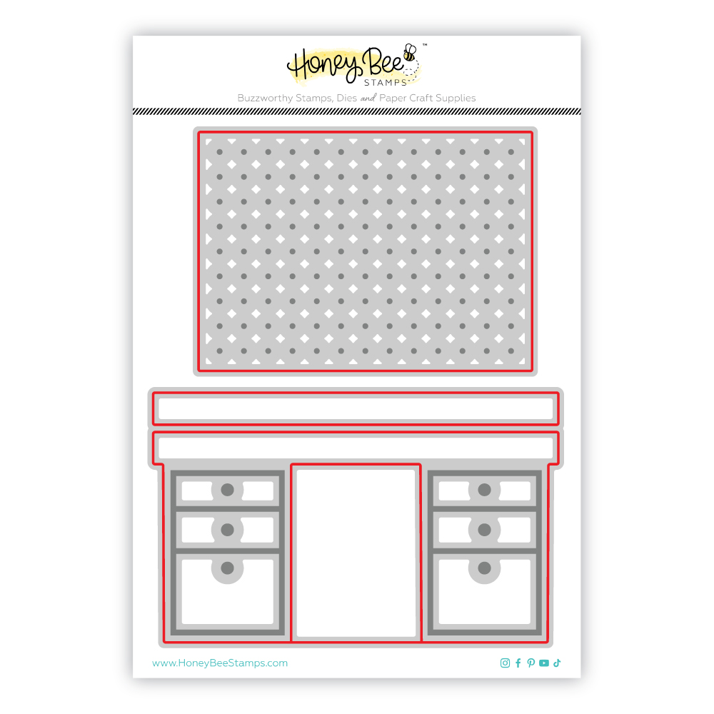 Honey Bee - Lovely Layers Pegboard & Desk Honey Cuts
