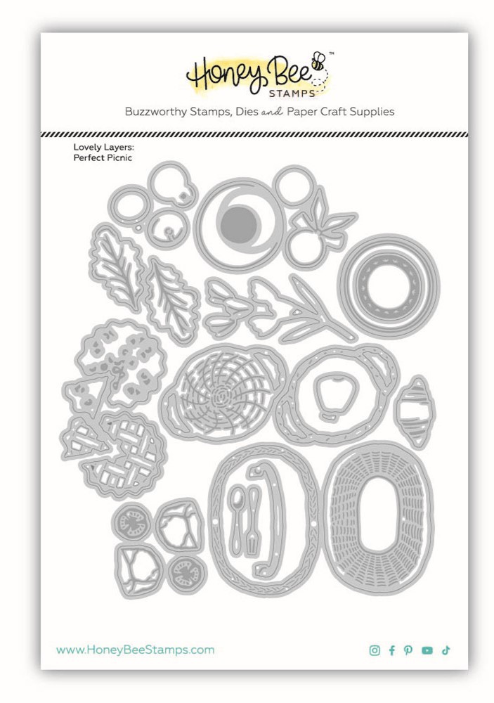 **NEW* - Honey Bee - Lovely Layers: Perfect Picnic - Honey Cuts Stand-Alone Dies