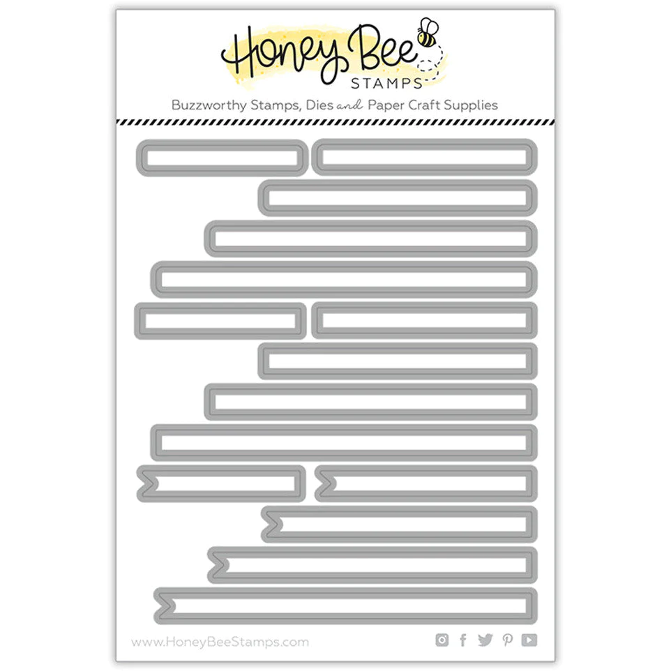 Honey Bee - Mini Messages Banners - Honey Cuts